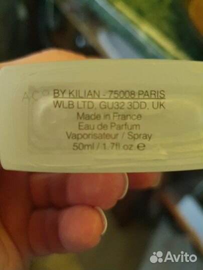 Парфюмерия kilian EAU Fraiche