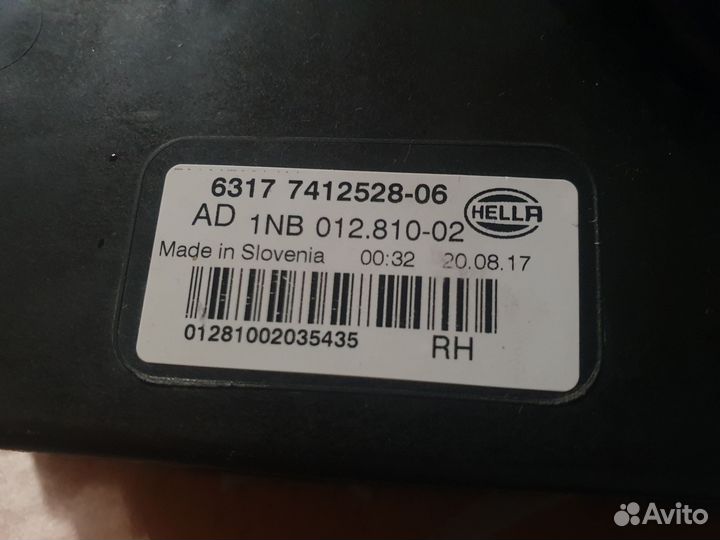 Фара птф BMW X3 2017 3 поколения