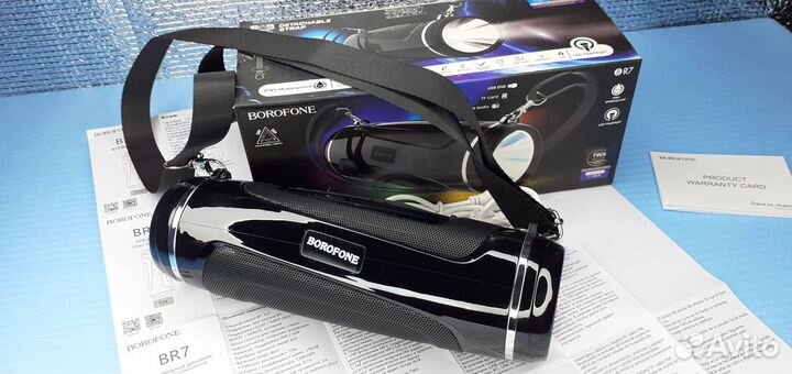 Портативная колонка 2в1 Borofond Street с фонарём