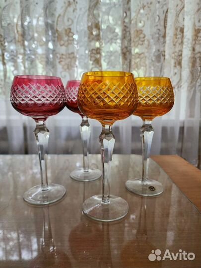 Хрустальные фужеры ГДР