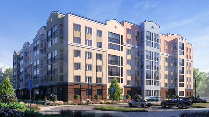 3-к. квартира, 72 м², 7/8 эт.