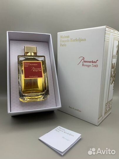 Духи baccarat rouge 540 200ml