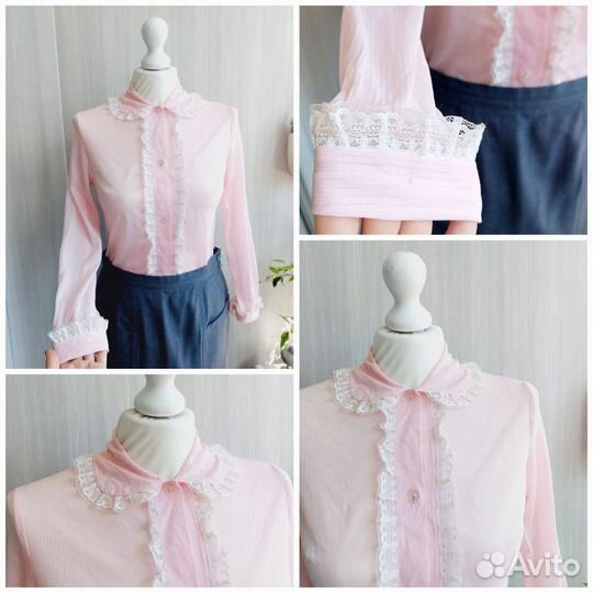 Костюм с юбкой+2 блузы р42-44 Винтаж ретро