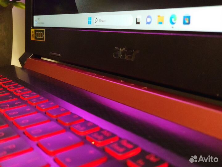 Игровой nitro 5 GTX 1650/Ryzen 5/IPS/12Gb RAM