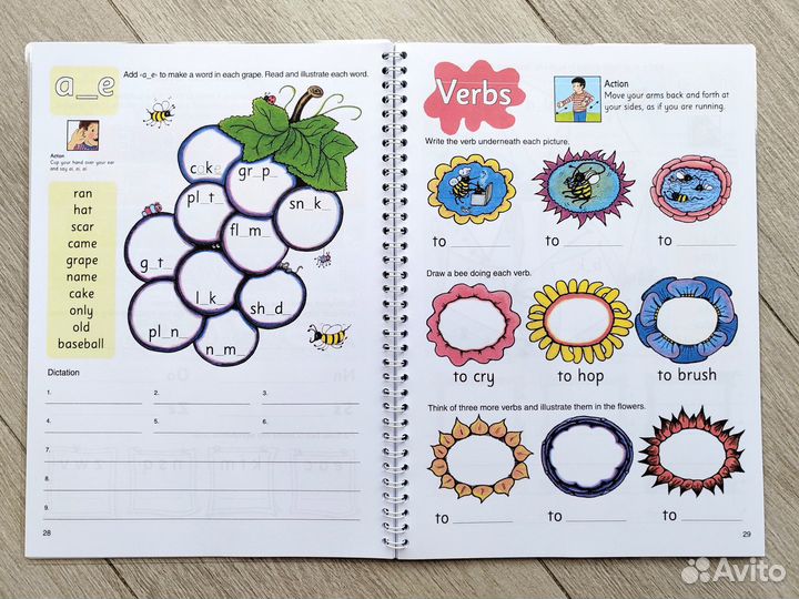 Jolly Phonics Grammar Pupil Book 1, 2, 3, 4, 5, 6