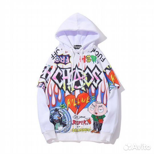 Худи Chaos белое