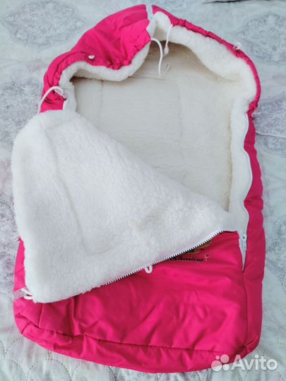 Зимний конверт в коляску