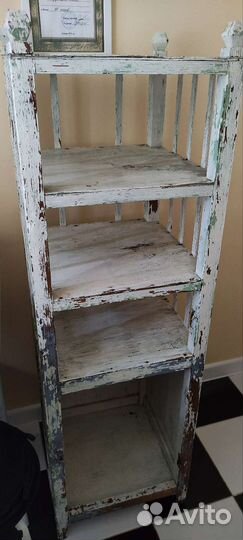 Тумба- этажерка старинная,сундук из нат дерева