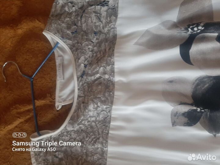 Блузка натуральный шёлк Guitar