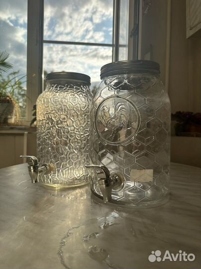 Лимонадник с краном банка под лимонад 6 литров