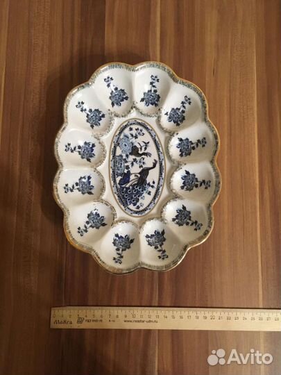 Блюдо тарелка для яиц пасхальная