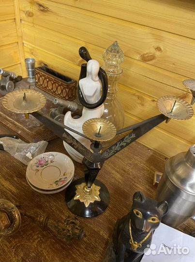 Подсвечник бронза