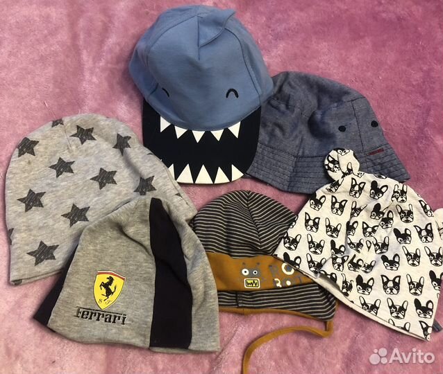 Шапки, панамка, кепка для мальчика