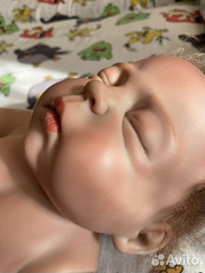Кукла реборн силиконовая мальчик