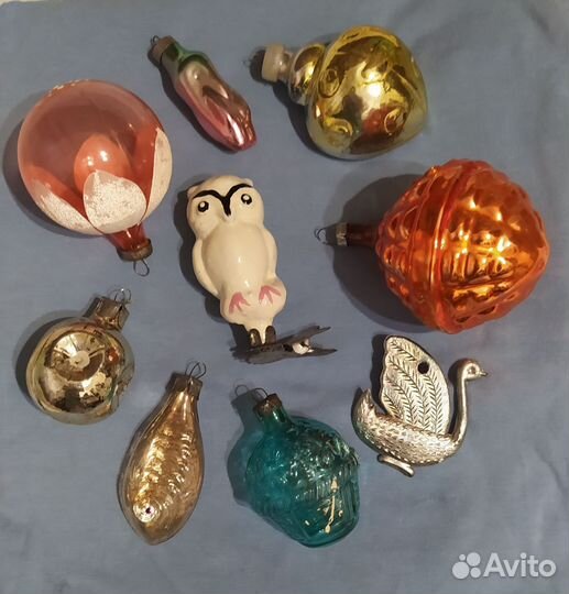 Елочные игрушки СССР одним лотом