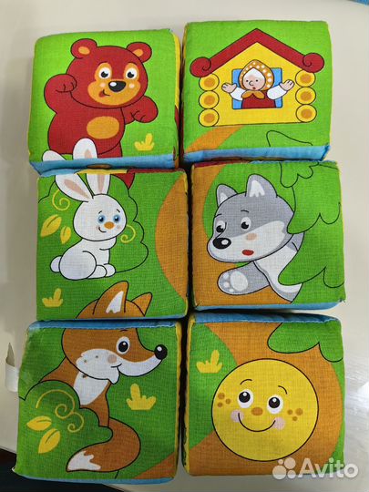 Мягкие кубики мякиш