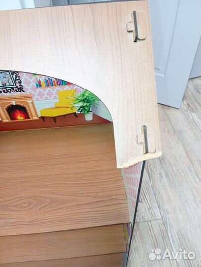 Большой кукольный домик деревянный