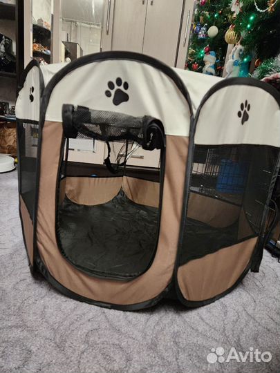 Тентовый вольер для животных