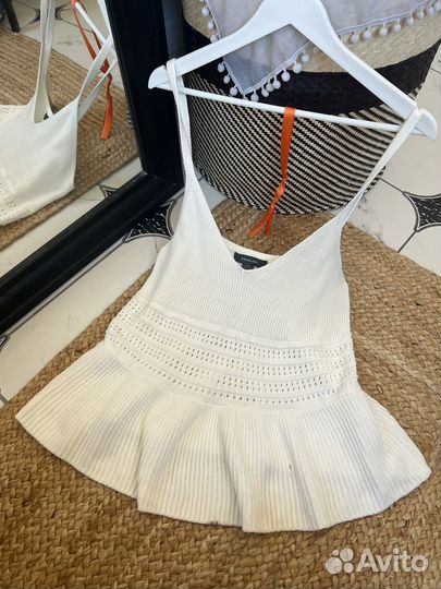 Вязаный топ