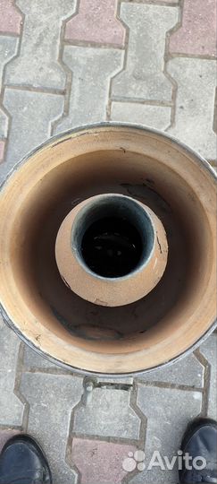 Самовар на дровах медный