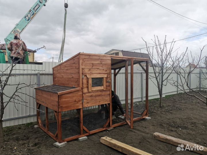 Курятники вольеры и хозблоки