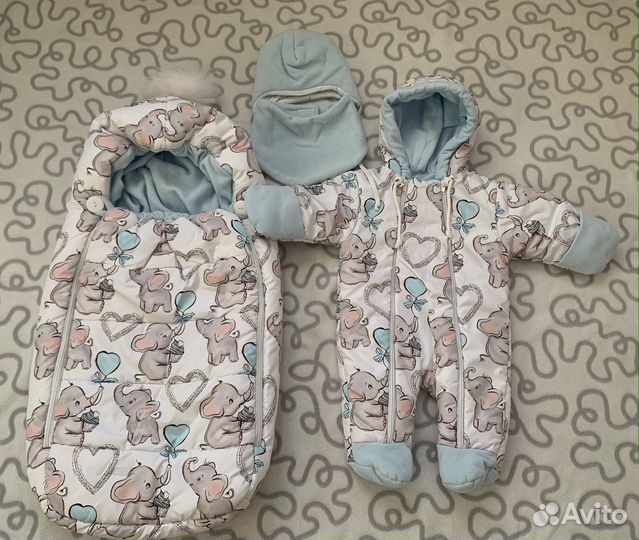 Комплект на выписку осень-зима