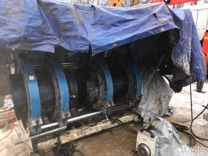 Сварка пнд, пэ, полиэтиленовых труб д. 25 - 800 мм