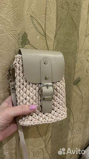 Сумка вязанная