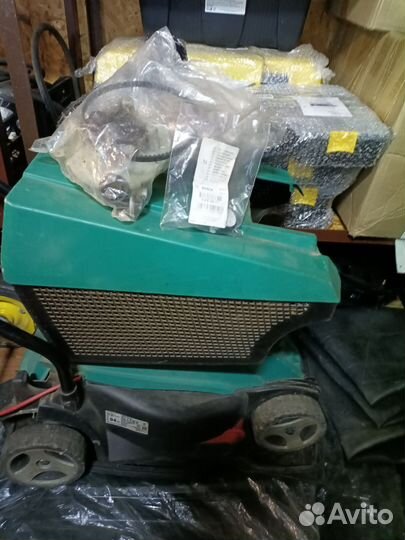 Газонокосилка электрическая bosch на запчасти