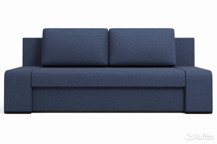 Диван еврокнижка синий
