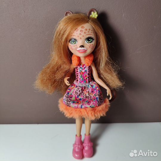 Куклы Enchantimals Гепард, Корова и Лебедь