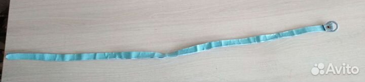 Ремень женский голубой