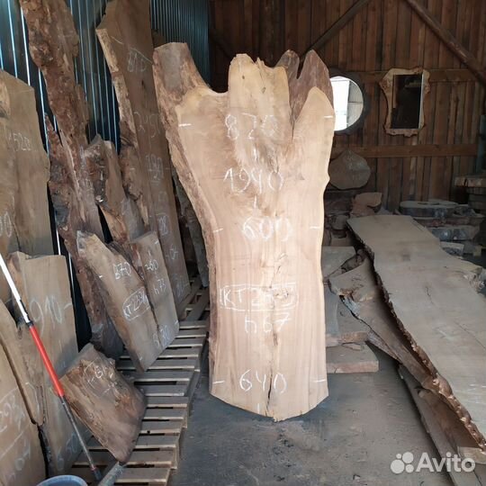 Слэбы из дерева разных пород. артикул:25