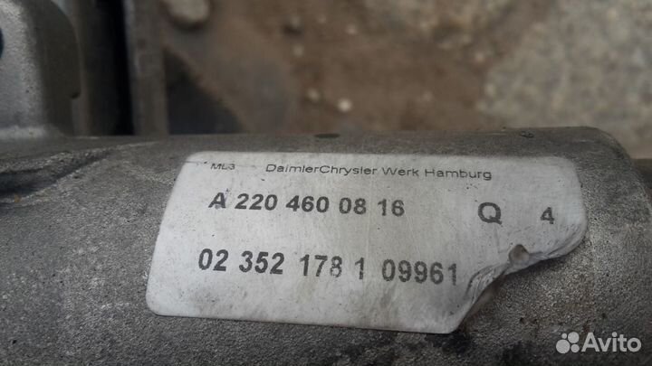 Рулевая колонка Мерседес 220 кузов