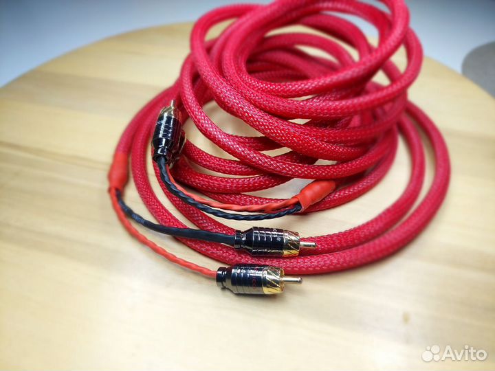 Межблочный кабель 2 rca 2rca 5 метров Ручная Сборк