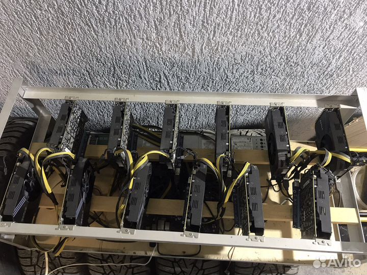 Продаю.Риг 12 карт Zotac GeForce GTX 1060 6Gb