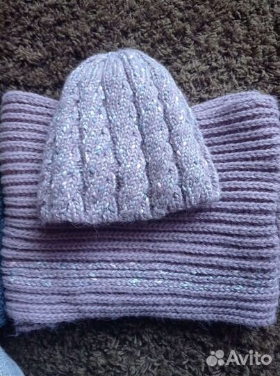 Женский шарф, шапки