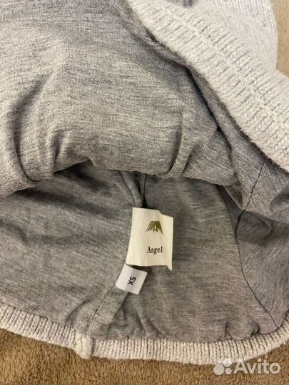 Шапка шлем для девочки зима