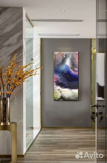 Интерьерная картина маслом абстракция