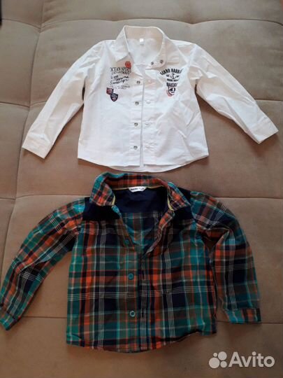 Детские рубашки (6 шт)