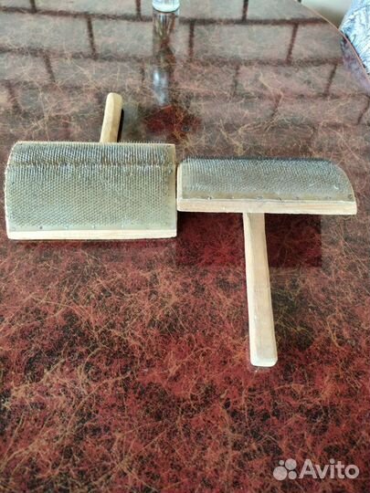 Ручные карды чёски для расчёсывания пуха, шерсти