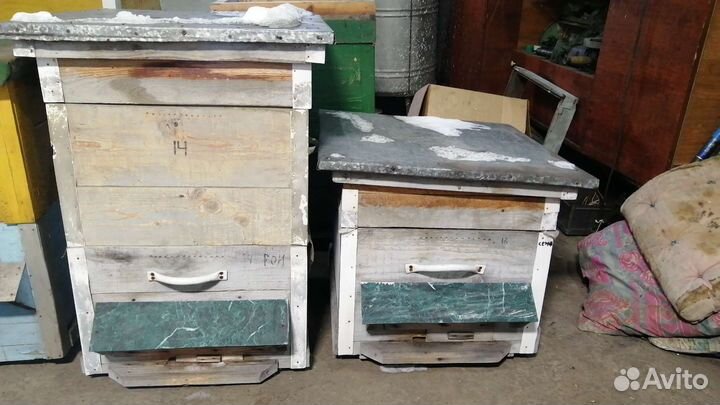 2 семьи улья с рамками