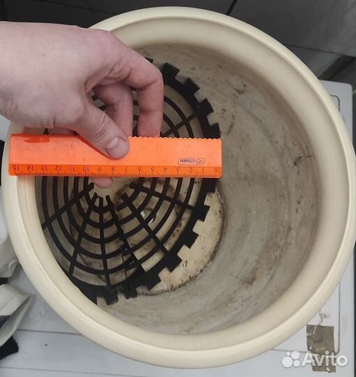 Горшок напольный керамический