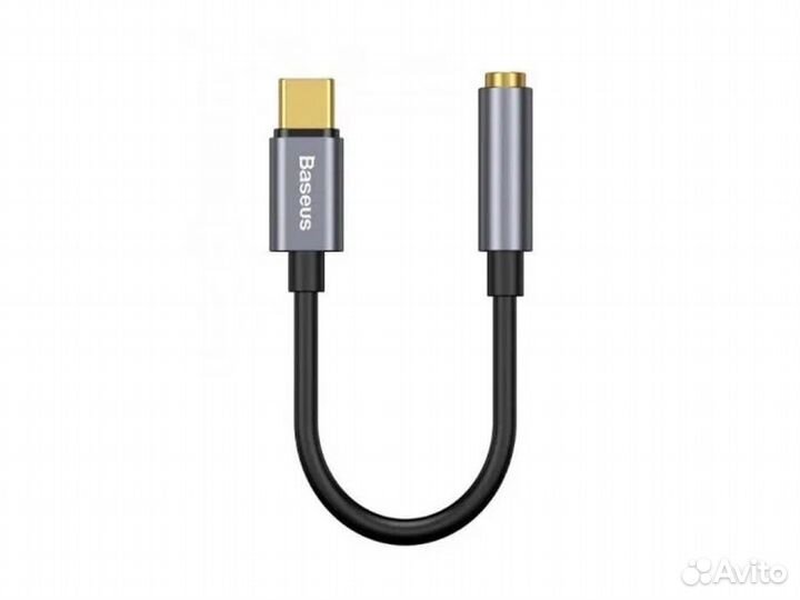 Переходник Baseus с Type-C на 3.5мм наушники