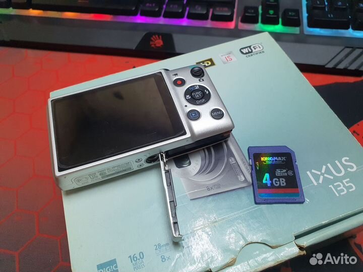 Компактный фотоаппарат Canon ixus 135 wi-fi