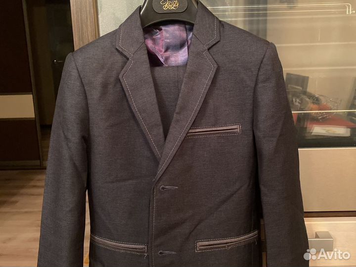 Костюм школьный, размер 128-56-57