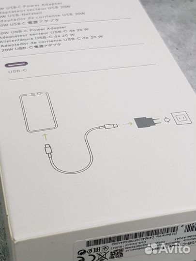 Быстрая зарядка для iPhone 20w