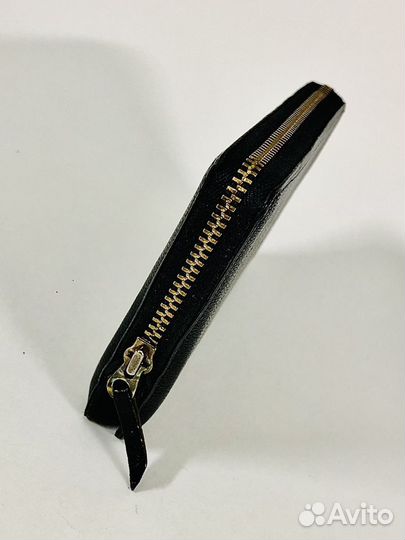Портсигар редкий mint кожа-латунь 40-50е годы