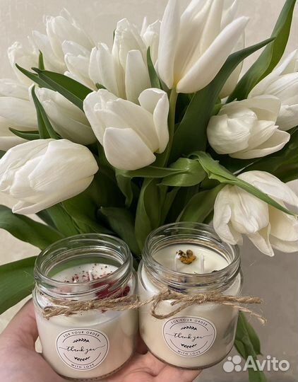 Натуральные соевые свечи