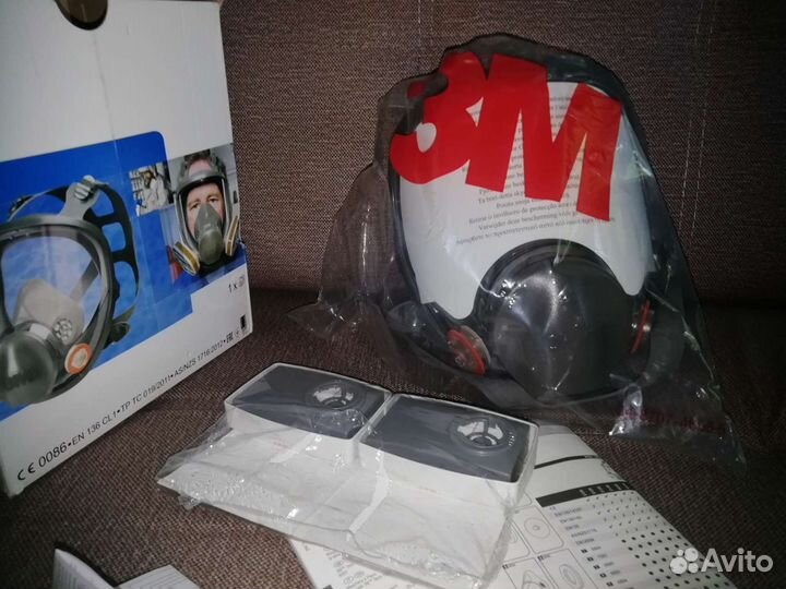 Маска полнолицевая 3М новая